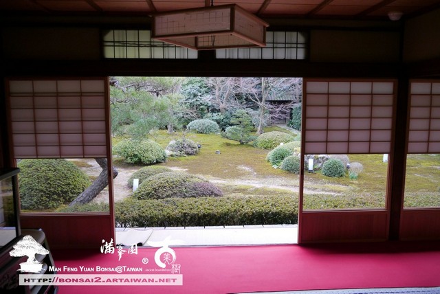 古美樹滿峯園日本庭園窗景之美