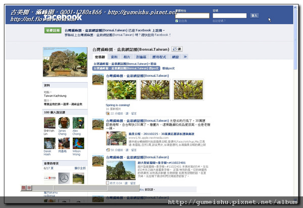 ad9af normal de36c1f3145a2b51d6c2c3799e38e0a3 Facebook~台灣滿峰園盆栽網誌團成立了 滿峰園(Man Feng Yuan)